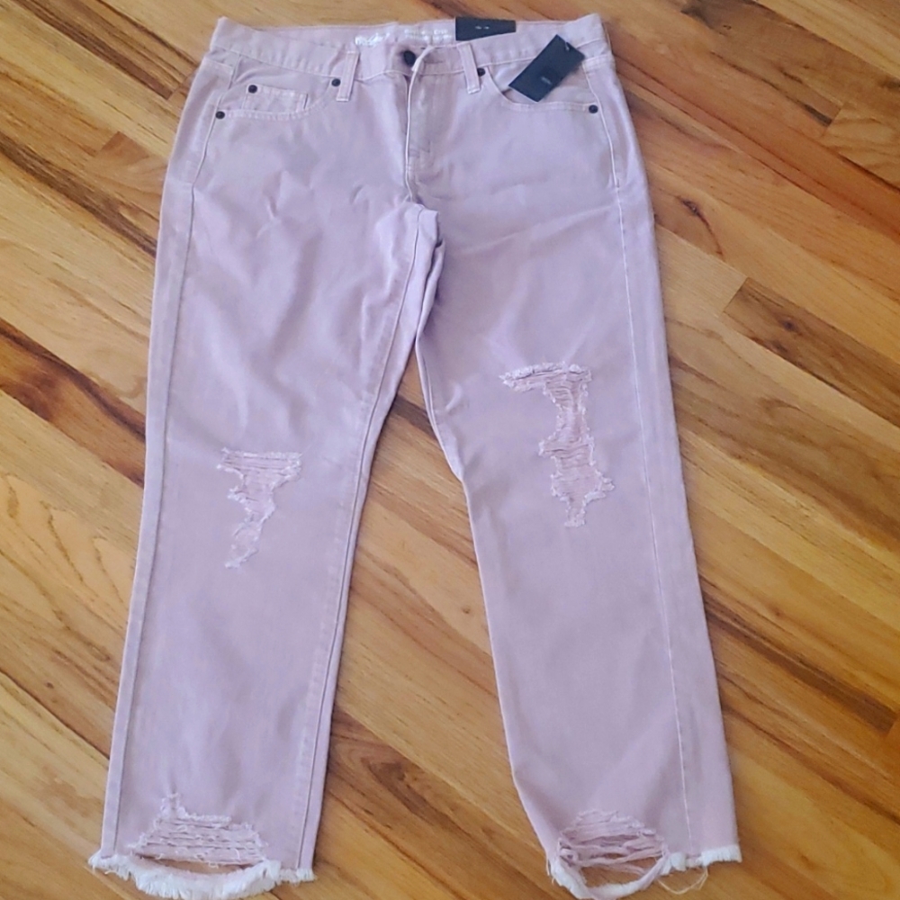 NWT Mossimo sz 6 mid rise boyfriend crop